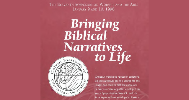 1998 - Bringing Biblical Narratives to Life