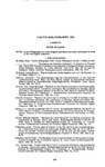 Calvin Bibliography 1983