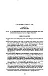Calvin Bibliography 1988