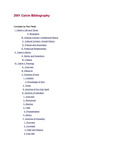 Calvin Bibliography 2001