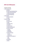Calvin Bibliography 2004