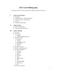 Calvin Bibliography 2011