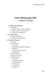 Calvin Bibliography 2024
