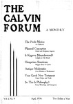 The Calvin Forum