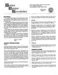 Meeter Center Newsletter, Spring 1993, Number 11 by Richard C. Gamble