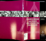 2003 Church Order