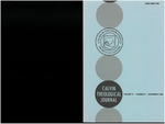 Calvin Theological Journal (Vol 21 No 2) by Calvin Theological Seminary