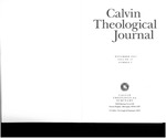 Calvin Theological Journal (Vol 47 No 2).pdf by Calvin Theological Seminary