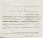Folder 21: United States Citizenship Papers, 1853 by Van Raalte Collection