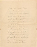 Folder 24: Poem written for Van Raalte's 25th wedding anniversary [translation], 1861