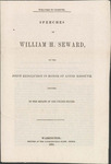 Folder 01: Speeches by Sen. Seward and Cass in Congress, 1851