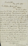 Folder 32: Letter from W. B. Gilmore, Amelia, VA, 1871