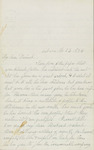 Folder 34: Condolence letters, 1876 and obituary draft, 1876