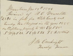 Folder 04: Tax Receipts (Jamestown township), 1854-1871