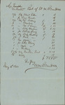 Folder 13: Receipts, 1852