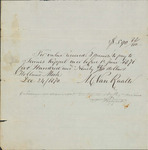 Folder 01: Receipts, 1870 by Van Raalte Collection