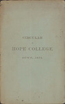 Folder 23: Hope College Catalogs, 1865-1866, 1868, 1872, 1908-1909 by Van Raalte Collection