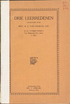 Folder 08: Drie Leerredenen, 1863 by Van Raalte Collection