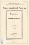 Folder 11: Voices from North America, 1992 (Heritage Hall Publications, Number Three) by Van Raalte Collection