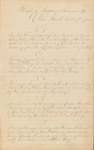 Folder 01: Ledger of marriage records, 1847-1876