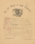 Folder 13: Recognition by the U.S. Army, 1863-1901 by Dirk Van Raalte Collection