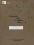 Folder 09: Penmanship book by Dirk Van Raalte Collection