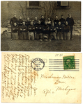 Holland High School Football Team Portrait, 1912