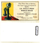 Vanden Berge Cigar Company- Phone