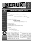 Kerux - vol. 34, no. 13