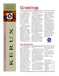 Kerux - vol. 37, no. 1