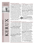 Kerux - vol. 40, no. 5