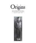 Origins (vol. 27, no. 01) Spring 2009
