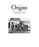 Origins (vol. 28, no. 02) Fall 2010
