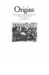 Origins (vol. 40, no. 02) Fall 2022
