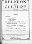 Religion and Culture Volume 3 No. 4, September 1921 by Van Noord Publishing Company