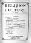 Religion and Culture Volume 5, No. 11, April 1924
