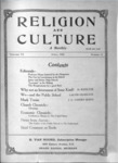 Religion and Culture Volume 6, No. 11, April 1925 by Van Noord Publlishing Company