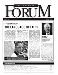 Calvin Seminary Forum by Robert C. De Vries, Henry Zwaanstra, Jeffrey A.D. Weima, and Gary Bekker