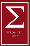 The Stromata Volume 55 Issue 1