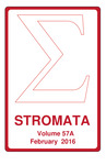 The Stromata Volume 57 Issue 1 by Calvin Theological Seminary