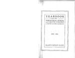 Academic Catalog 1916-1917 by Calvin University