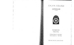 Academic Catalog 1933-1934 by Calvin University