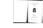 Academic Catalog 1935-1936 by Calvin University
