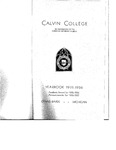 Academic Catalog 1936-1937 by Calvin University