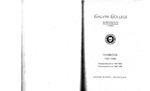 Academic Catalog 1938-1939 by Calvin University