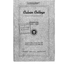 Academic Catalog 1945-1946 by Calvin University