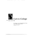 Academic Catalog 1973-1974 by Calvin University