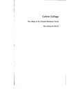 Academic Catalog 1991-1992 by Calvin University