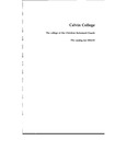 Academic Catalog 1992-1993 by Calvin University