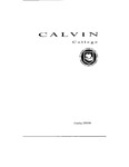 Academic Catalog 1995-1996 by Calvin University